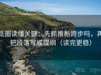 觅圈读懂关键：先抓推断跨步吗，再把段落写成提纲（读完更稳）