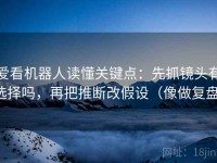 爱看机器人读懂关键点：先抓镜头有选择吗，再把推断改假设（像做复盘）